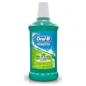 Oral-B Complete Colutorio Sin Alcohol Menta 500Ml