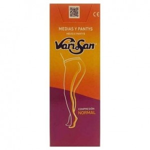 Varisan Media Larga Silicona Negro Compresión Normal Talla 2, 1 Ud