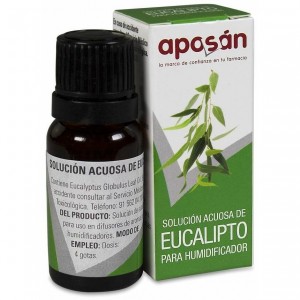 Aposán Solución Acuosa De Eucalipto Para Humidificador, 10 Ml