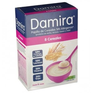 Damira Papilla 8 Cereales Fos (2 Envases 300 G)