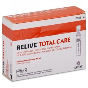 Relive Total Care Gotas Oftalmicas Esteril (20 Monodosis 0,4 Ml)