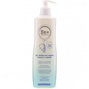 Be+ Pediatrics Gel De Baño Cuerpo/Cabello Sin Jabon (1 Envase 500 Ml)
