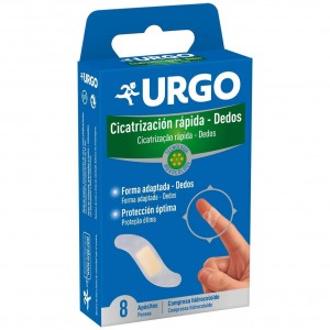 Urgo Cicatrización Rápida Hidrocoloide Apósitos Dedos 8Uds