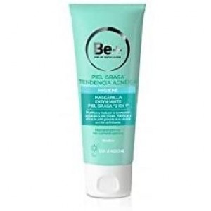 Be+ Mascarilla Exfoliante 2 En 1 - Piel Grasa Tendencia Acneica (1 Envase 75 Ml)