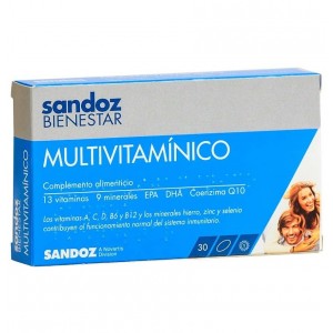 Sandoz Bienestar Multivitaminico (30 Capsulas Blandas)