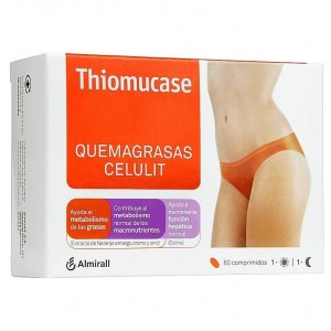 Thiomucase Quemagrasa Celulit, 60 Comprimidos. - Almirall
