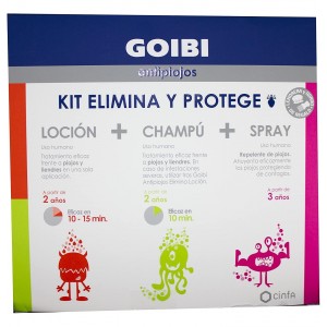 Goibi Antipiojos Elimina Champu + Locion + Spray (Kit)