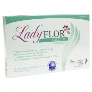 Lady Flor Candida Comprimidos Vaginales (10 Comprimidos)