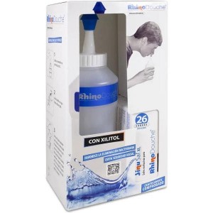 Rhinodouche Pack - Irrigador Nasal + Sinusal Xl (500 Ml + 26 Sobres Mezcla De Sales 5 G)