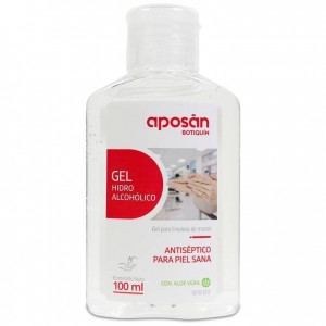 Aposán Gel Biocida Desinfectante Manos 72% Alcohol, 100 Ml