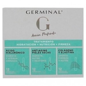 Germinal Acción Profunda Tratamiento Hidratación + Nutrición + Firmeza 36 Ampollas