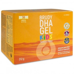 Brudy Dha Gel Kids, 30 Sobres