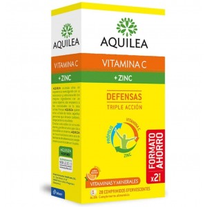 Aquilea Vitamina C + Zinc (28 Comprimidos Efervescentes)