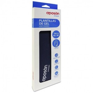 Aposán Plantillas Gel Dynamic T41- 47, 1 Par