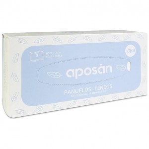Aposán Caja De Pañuelos De Doble Capa, 150 Unidades