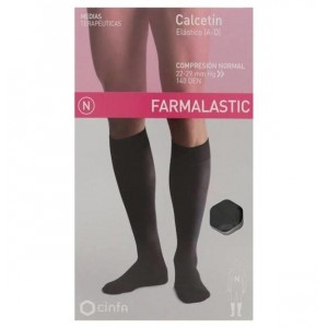 Calcetin - Farmalastic (Talla Grande Color Negro)