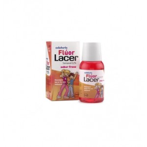 Lacer Colutorio Fluor Semanal 0,2 % (1 Envase 100 Ml Sabor Fresa)