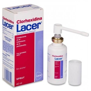 Lacer Colutorio Clorhexidina Spray (1 Envase 40 Ml)