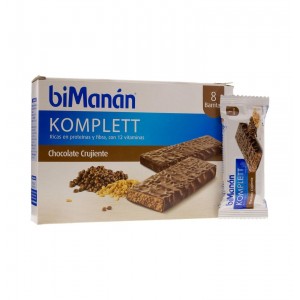 Bimanan Bekomplett Snack (8 Barritas 35 G Sabor Chocolate Crujiente)