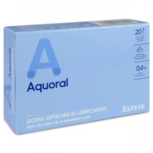 Aquoral - Gotas Oftalmicas Lubricantes Esteriles (20 Monodosis 0,5 Ml)