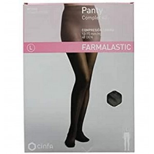 Panty Compresion Ligera - Farmalastic 40 Den (Talla Mediana Color Capuchino)