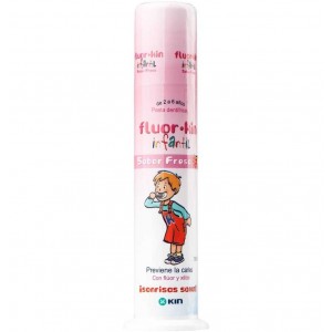 Fluor Kin Infantil Pasta Dentifrica (1 Envase 100 Ml Fresa)