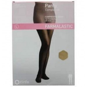 Panty Compresion Ligera - Farmalastic 40 Den (Talla Extragrande Color Vison)
