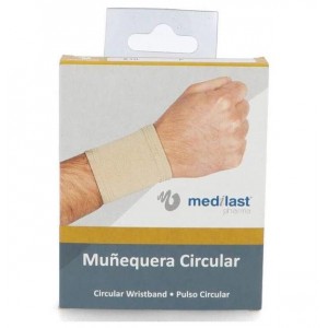Muñequera - Medilast Circular Elastica (1 Unidad Talla Grande Color Beige)