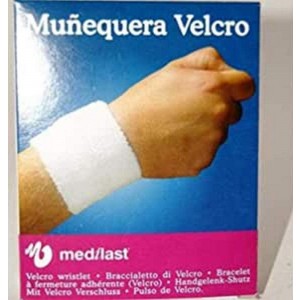 Muñequera - Medilast Velcro (1 Unidad Talla Mediana Color Beige)