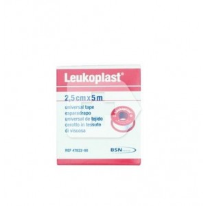 Esparadrapo - Leukoplast (12 Unidades 5 M X 2,5 Cm Color Carne)