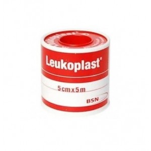 Esparadrapo - Leukoplast (6 Unidades 5 M X 5 Cm Color Carne)