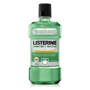 Listerine Enjuague Bucal Protección Dientes Y Encías Menta 500Ml