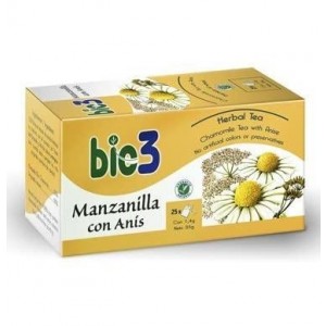 Manzanilla Con Anis, 25 Filtros, 1,4 g.- Bio3