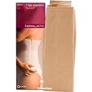 Faja - Farmalastic Algodon Velcro (1 Unidad Talla 2 Color Beige)