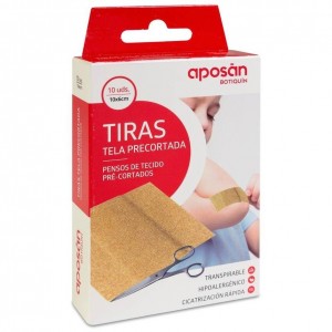 Aposán Tiras De Tela Precortadas 10X6 Cm, 10 Uds
