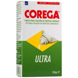 Corega Ultra - Adhesivo Protesis Dental (Polvo  50 G)