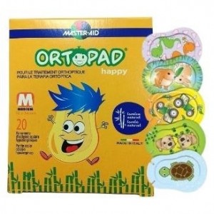 Ortopad Parche Ocular Happy Medium 20 U