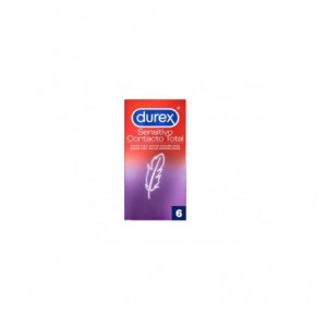 Durex Sensitivo Contacto Total - Preservativos (6 Unidades)
