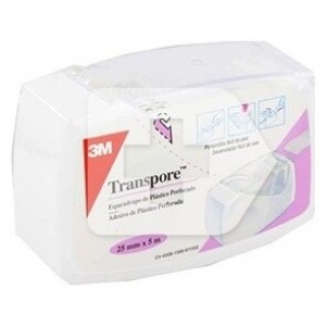 Transpore Esparadrapo De Plástico Microperforado 5Mx2_5Cm
