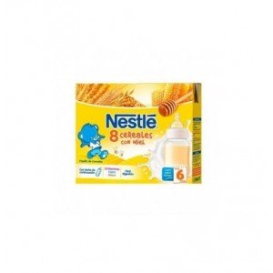 Nestle Papilla 8 Cereales Con Miel - Lista Para Tomar (2 Bricks 250 Ml)