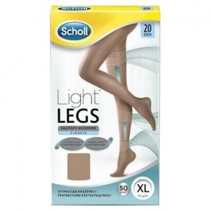Scholl Light Legs Medias De Compresión Ligera 20Den Color Carne Talla Xl 1Ud