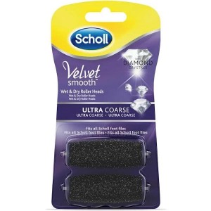 Scholl Velvet Smooth - Diamond Crystals Limas De Recambio (2 U Dureza Extrema)