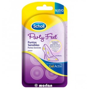 Scholl Party Feet Puntos Sensibles - Con Tecnologia Gelactiv (6 U)