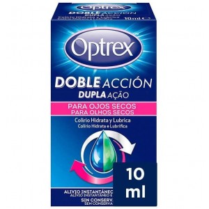 Optrex Colirio Doble Accion Para Ojos Secos (10 Ml)