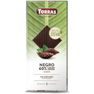 Torras Chocolate Negro 60% Con Stevia 100G