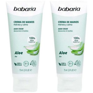Babaria Crema De Manos Aloe Vera 2X100Ml