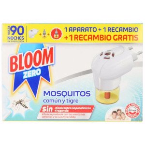 Bloom Zero Repelente Mosquitos Aparato + 2 Recambios