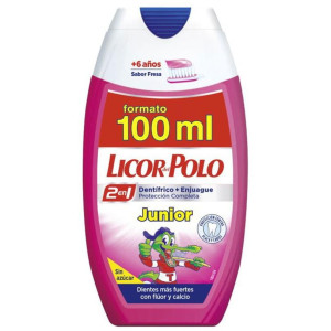 Licor Del Polo 2En1 Fresa Gel Dentífrico 100 Ml
