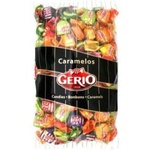 Gerio Caramelo Relleno Frutas 8 Sabores 1Kg