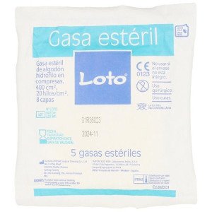 Loto Gasa Suave Hidrófila 100% Algodón 90 U
